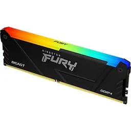 Модуль памяти DDR4 8 ГБ/3200 Kingston Fury Beast RGB (KF432C16BB2A/8WP)