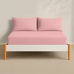 Простирадло Cosas на резинці фланель 100х200 lilac, пудра (Flannel_17Lilac_100x200x20) - мініатюра 4