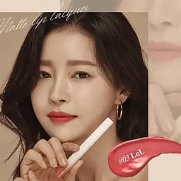Рідка помада для губ Beauty of Majesty BOM OMG Matt Lip Lacquer #03 LoL 4 г - мініатюра 2