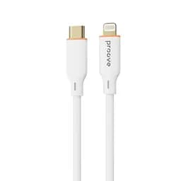 Кабель Proove Jelly Silicone Type-C to Lightning 27W (1m) white