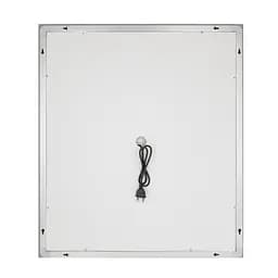 Дзеркало Qtap Mideya 700x800 з LED-підсвічуванням Touch, з антизапотіванням, з годинником, диммером яскравості QT2078DCF7080W - мініатюра 6