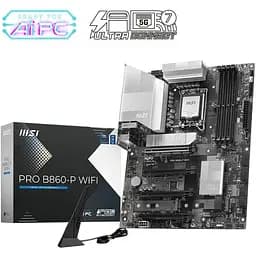 Материнська плата MSI PRO B860-P WIFI s1851 B860 4xDDR5 M.2 HDMI DP WiFi BT ATX - мініатюра 5