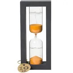 Пісочний годинник настільний Склоприлад 4-27, 10 хвилин, чорний (300591)