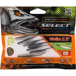 Силікон Select Victim V-Tail 2.5" #301 (7 шт/уп) - мініатюра 2