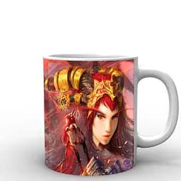 Кухоль GeekLand World of Warcraft ельфійка WW.02.54 330 мл білий