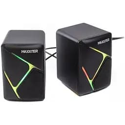 Акустическая система Maxxter CSP-U004RGB USB Black (CSP-U004RGB)