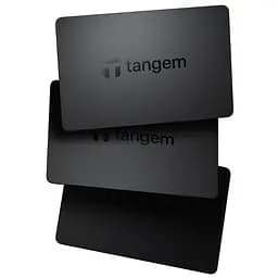 Криптогаманець Tangem Wallet 2.0 набір з 3 карток Black (TG128X3-B)