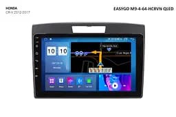 Штатна автомагнітола EasyGo M9-4-64-HCRVN QLED Honda CR-V 2012-2017