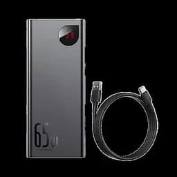 Зовнішній акумулятор Baseus Adaman Metal Digital Display 20000mAh 65W PPIMDA-D01 - мініатюра 3