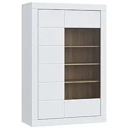 Витрина Forte Meble Lefkadas низкая 2 дверцы