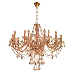 Люстра свеча Brille подвесная хрустальная E14 40W G (BCL-713S/15)