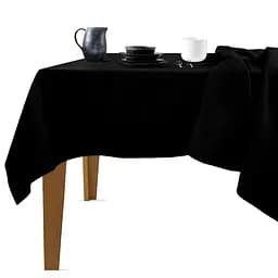 Скатерть Cosas Onyx водоотталкивающая 150х180 см черная (Cloth_100Black_DUK_150x180)