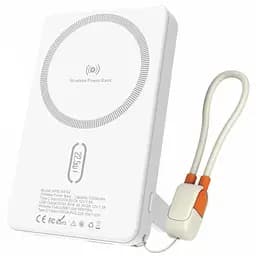 Портативний ЗП Power Bank Amaya WF54 15W+PD22.5W з БЗП 10000 mAh White