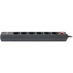 Мережевий фільтр живлення REAL-EL REAL-EL RS-6 PROTECT USB, 5m, black (EL122300018) - мініатюра 6