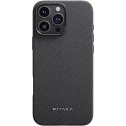 Чохол Pitaka Military-Grade Protective Case Classic Twill 600D for iPhone 16 Pro Black/Grey (KI1601PPA)