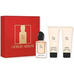 Подарунковий набір Giorgio Armani Si парфумована вода 50 мл, гель для душу 75 мл, лосьйон для тіла 75 мл