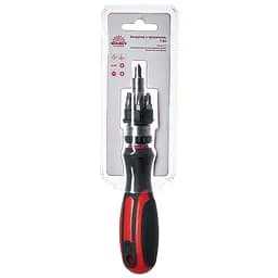 Викрутка з тріскачкою Vitals Master з набором із 7 біт (179535)