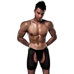 Чоловічі трусики-шорти Passion 012 Thong black L/XL