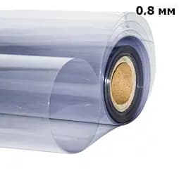 М'яке скло у рулонах Soft Glass Силіконова скатертину для меблів Шир.1,0 м - 30м (товщина 0,8 мм) Матова - мініатюра 4