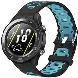 Спортивный ремешок Primo Perfor Classic для часов Huawei Watch 2 Black Blue