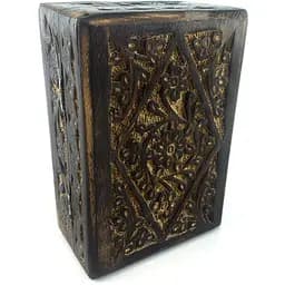 Шкатулка из мангового дерева 15х10х6 см