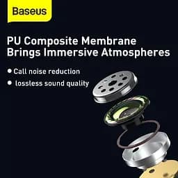 Навушники Bluetooth Baseus Encok True Wireless Earphones WM01 (NGWM01-02) білі - мініатюра 7