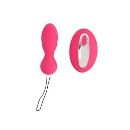 Виброяйцо M-Mello Dual Play Dong Bullet 10 см (розовый)