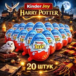 Набор Kinder Joy 20 шт Harry Potter Гаррі Поттер Funko по 20 г 