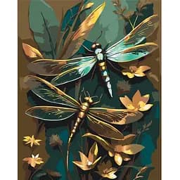 Набір для розпису ArtCraft Блискучі бабки з металізованими фарбами 40x50 см (11599-AC)
