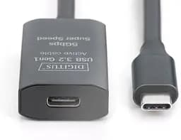 Подовжувач Digitus USB 3.2 Gen1 Active Cable 5G, C/MC/F, 10м, чорний - мініатюра 3