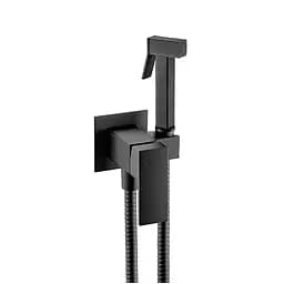 Набір гігієнічного душу прихованого монтажу VBI Loreno black VBI-050205BL, Чорний матовий