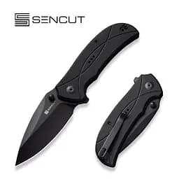 Ніж складний Sencut Hyrax S23097-1 чорний - чорне лезо - мініатюра 9