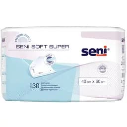 Одноразовые пеленки Seni Soft Super 60х40 см 30 шт. (SE-091-SU30-001)