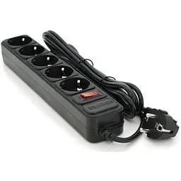 Сетевой фильтр Maxxter SPM5-G-10G удлинитель 5 розеток 4.5 м черный