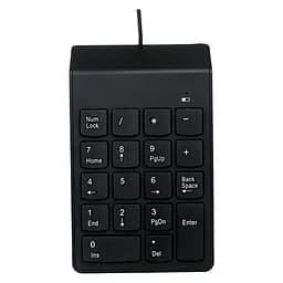 Клавіатура Gembird KPD-U-03 USB Black (KPD-U-03) - мініатюра 1