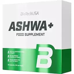 Натуральна добавка BioTech Ashwa+, 30 капсул