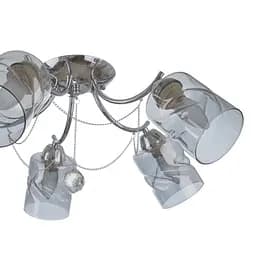 Люстра стельова Brille в спальню E27 60W CH (LK-690C/5) - мініатюра 2