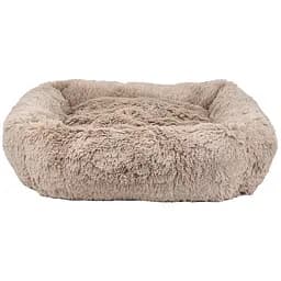 Лежак для тварин Пухнастики Agility Квадрат S 65х60х20 см капучино