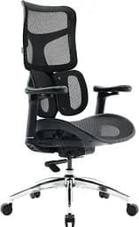 Ігрове крісло Sihoo DORO S100 Mesh Black (S100-M301) - мініатюра 3