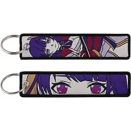 Брелок тканинний Геншин Сьогун Райден Genshin Impact Raiden Shogun 10 см