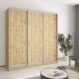 Шкаф-купе трехдверный MebelStar Комбо AL 3ДСП 200x60x210 см Дуб тахо (MBS-4291)