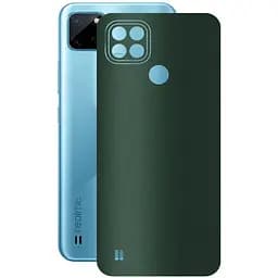Захисна плівка StatusSKIN для Realme C21Y 2021 Корпус Вініл Зелена матова