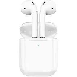 Беспроводные наушники Hoco EW01 Plus TWS белые с функцией беспроводной зарядки