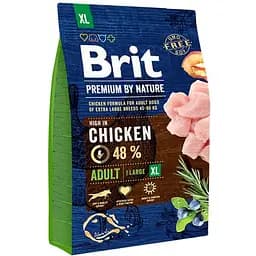 Сухий корм для собак гігантських порід Brit Premium Dog Adult XL з куркою 3 кг