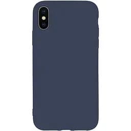Чохол-накладка Toto 1 mm Matt TPU Case Apple iPhone XS Max Navy Blue