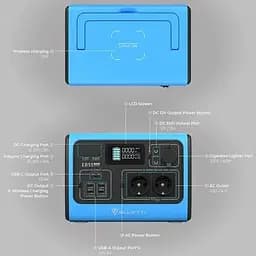 Зарядна електростанція Bluetti EB55 150000mAh 700W - мініатюра 3