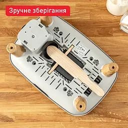 Млинниця Tefal Crepier Gourmet 1100 Вт діаметр 11.5 см та 18.5 см тефлон чорно-срібляста (PY900D12) - мініатюра 16