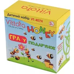 Дитячий набір посуду Vittora Мед VT-407H 3 предмети (105760) - мініатюра 2