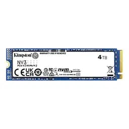 SSD-накопитель 4 ТБ M.2 NVMe Kingston NV3 M.2 2280 PCIe Gen4.0 x4 (SNV3S/4000G)