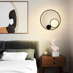 Сучасний настінний або стельовий LED світильник Ø 45 см Line F Арт. WMJ26-450*H70 SandBK - мініатюра 7